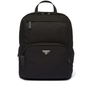 Prada Men Re-Nylon And Saffiano Leather Backpack